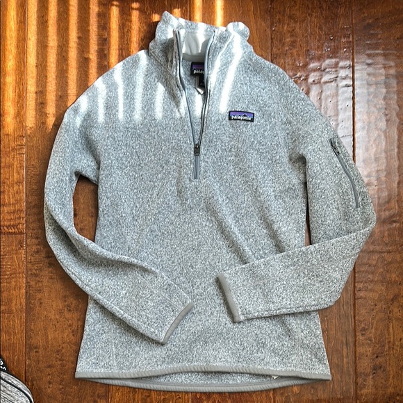 Patagonia Sweaters - Patagonia Gray Quarter-Zip Pullover